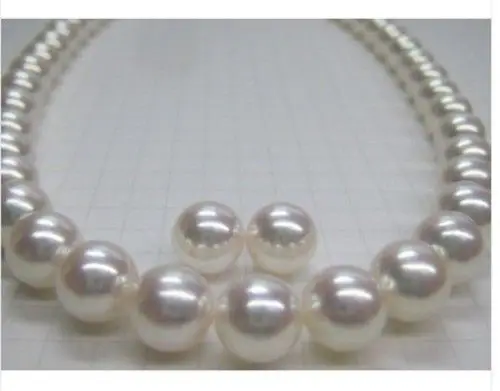 

Free shipping hot sale Women Bridal Wedding Jewelry >>17 INCH 11-12 MM SOUTH SEA NATURAL WHITE PEARL NECKLACE + EARRING