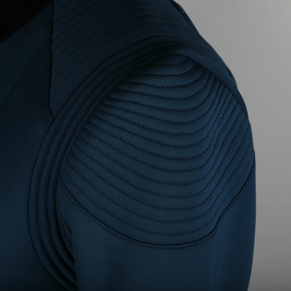 New Star Trek Discovery Season 2 Starfleet Commander Female Blue Uniform Dress Badge Costumes Woman Adult Cosplay Costume (8)