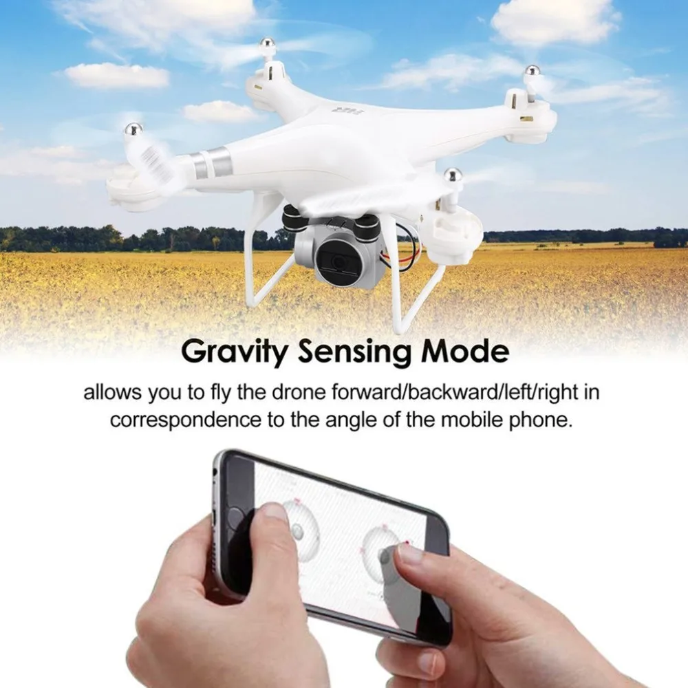 

SH5H 2.4g FPV Drone with 1080P/720P Wide Angle HD Wifi Camera Live Video Headless Mode Gravity Sense Return Key RC Quadcopter