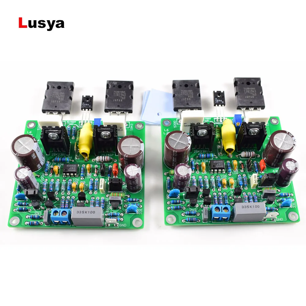 2 шт Новый L6 MOSFET аудио HIFI Мощность усилитель DIY Accuphase E210 изменение готовые 150 W DC +/-25V-DC +/-55 V T0479