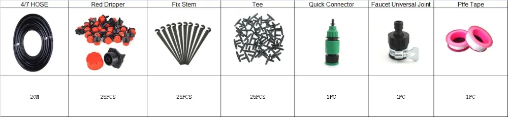 NuoNuoWell DIY микро капельного орошения системы растения горшках самополив наборы 20 м садовый шланг патио теплицы