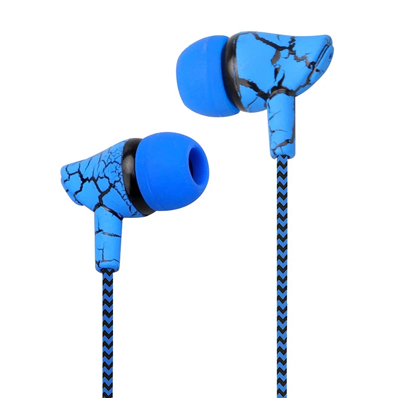 

Sport Earphone Wired Earphones Super Bass 3.5mm Crack Earphone Earbud with Microphone Hands Free Headset for Samsung MP3 MP4