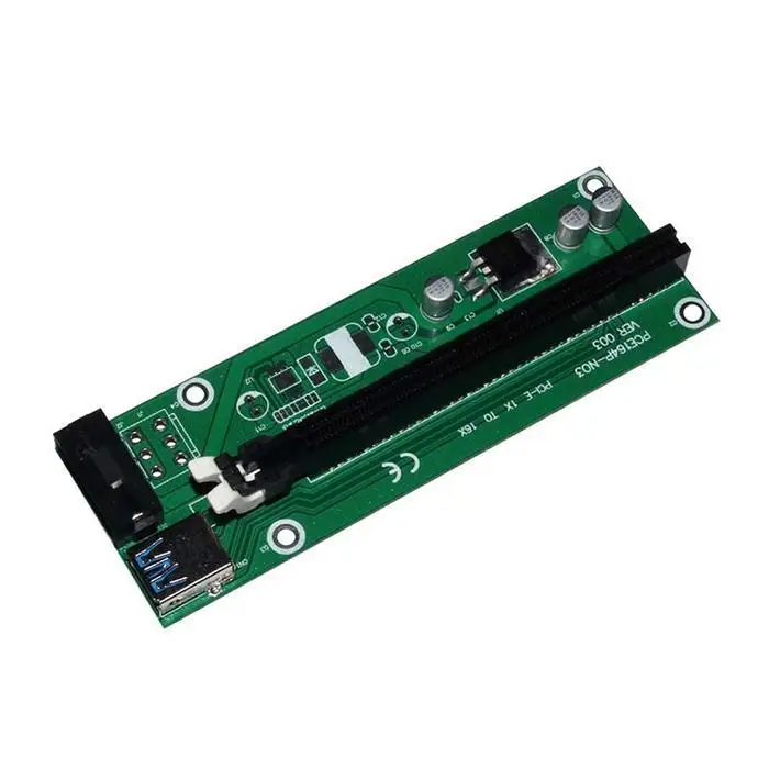 USB 3 0 PCI E Express 1x к 16x адаптер расширителя для переходных карт 15 с любыми