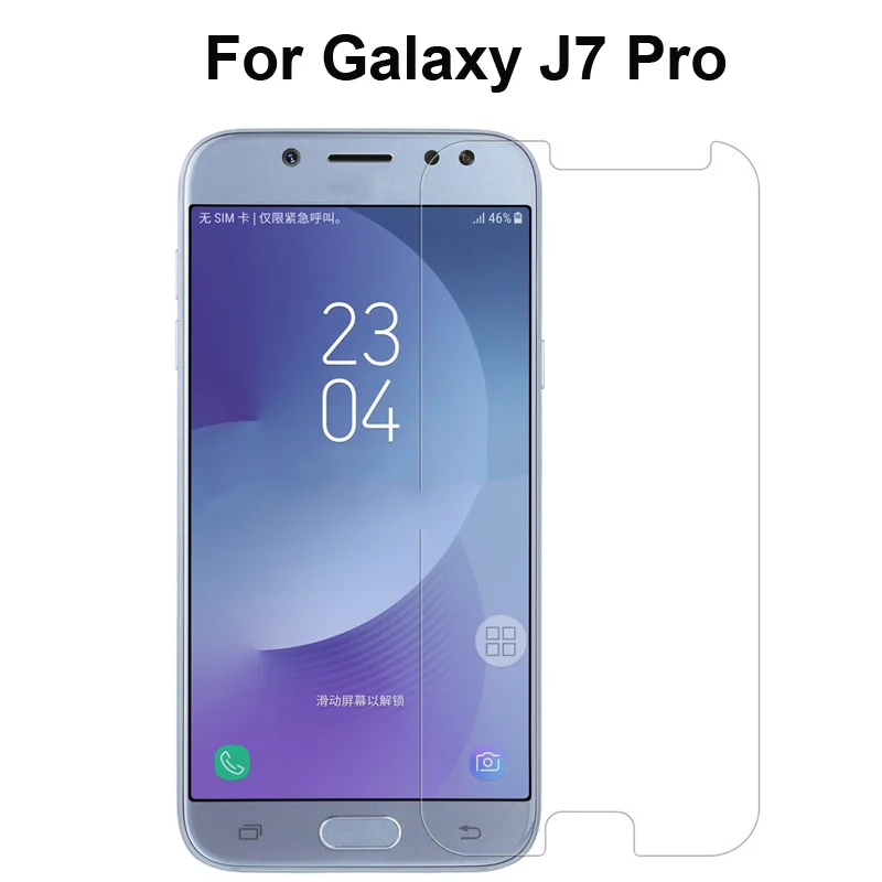 Закаленное стекло для Samsung Galaxy J7 Pro J730 защитная пленка экрана J 7 J7Pro жесткая Защитная стеклянная