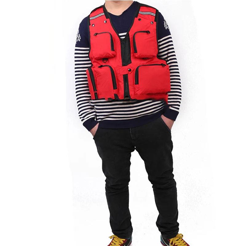 Outdoor Fishing Vest For Men Jacket Summer Sport Clothing