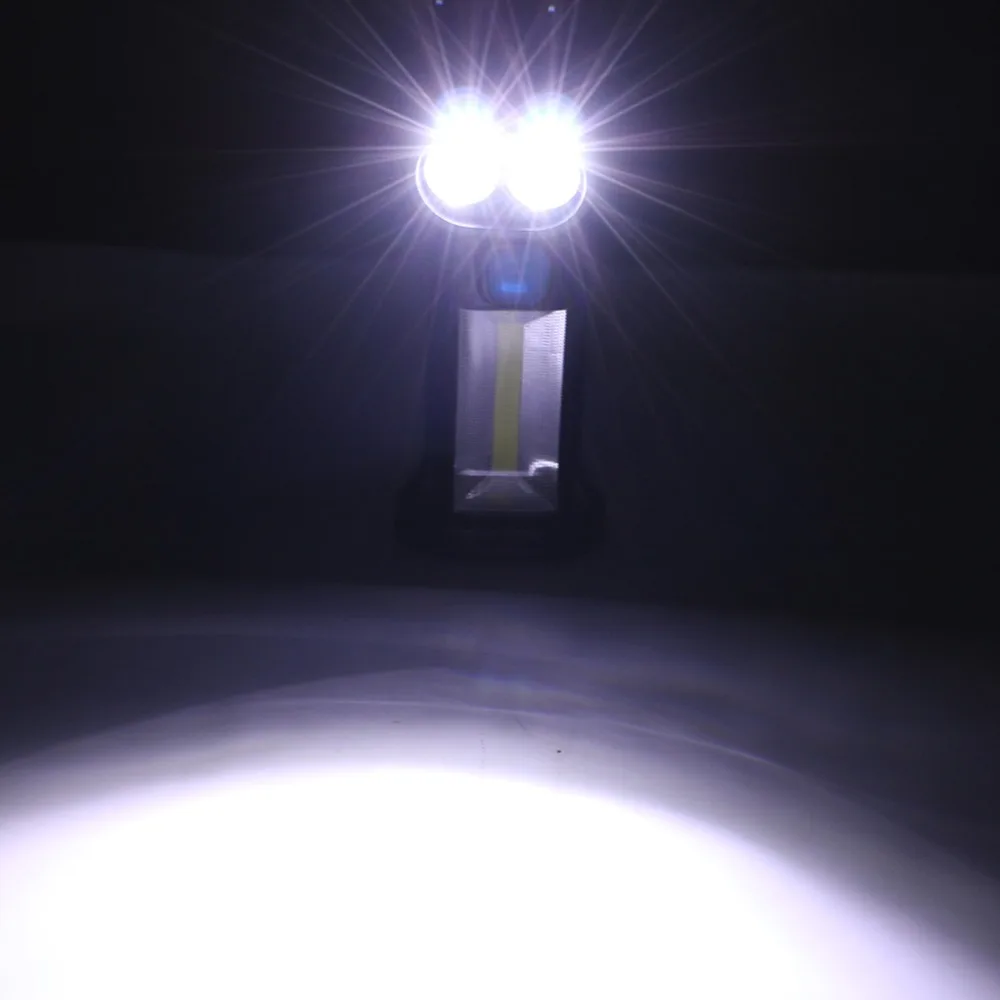 USB Перезаряжаемый XPE светодиодный COB светильник портативный внешний аккумулятор Точечный светильник прожектор точечный рабочий светильник для наружного кемпинга лампы
