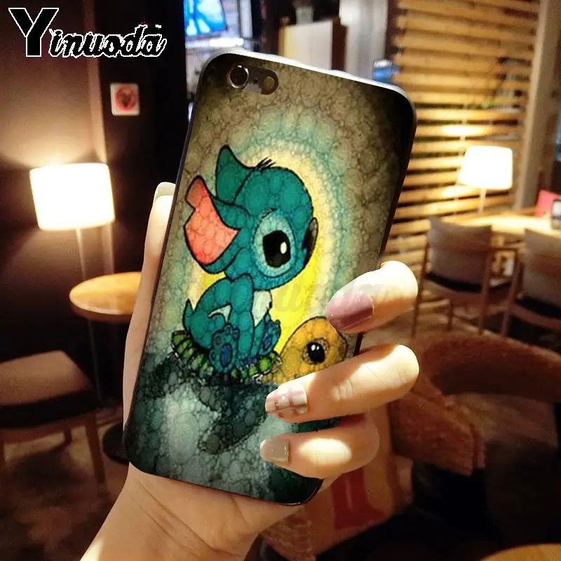 Yinuoda милый стежок Ohana чехол для телефона аксессуары iPhone 6S 6plus 7plus 8 8Plus X Xs MAX 5 5S