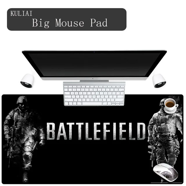 Best Offers KULIAI Custom Size Thick Professional Gaming Mouse Pad Gamer Battlefield 3 Large Notbook Computer Mouse Mat Laptop Play Padmouse Best Offers KULIAI Custom Size Thick Professional Gaming Mouse Pad Gamer Battlefield 3 Large Notbook Computer Mouse Mat Laptop Play Padmouse