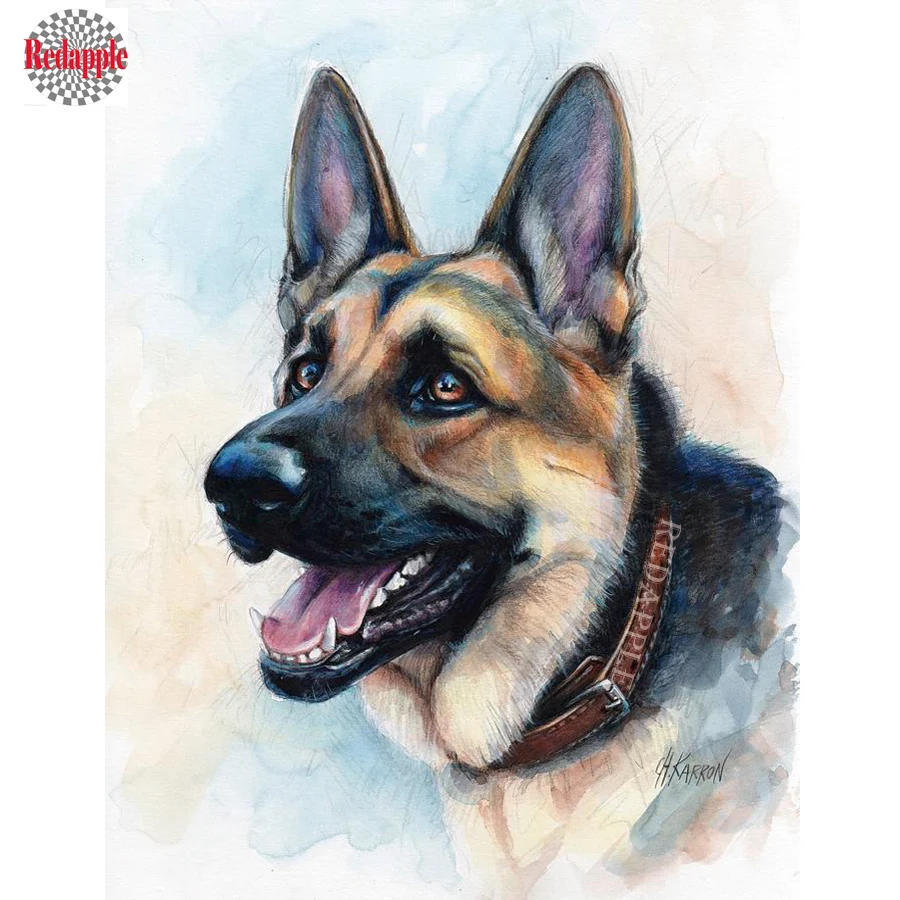 5d diy diamond painting german shepherd dog diy diamond embroidery 5d diy diamond painting german shepherd dog diy diamond embroidery