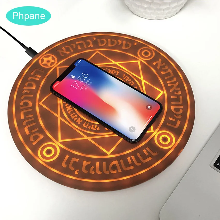 Magic Array Sailor Moon Wireless Charger Qi Wireless Fast Induction Charging Pad For iPhone 11 Sams