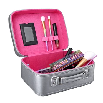 

Professional 2pcs/set Make Up Tool Kit Portable Large Capacity Cosmetic Box Empty Makeup Set for Women Travel Boxes