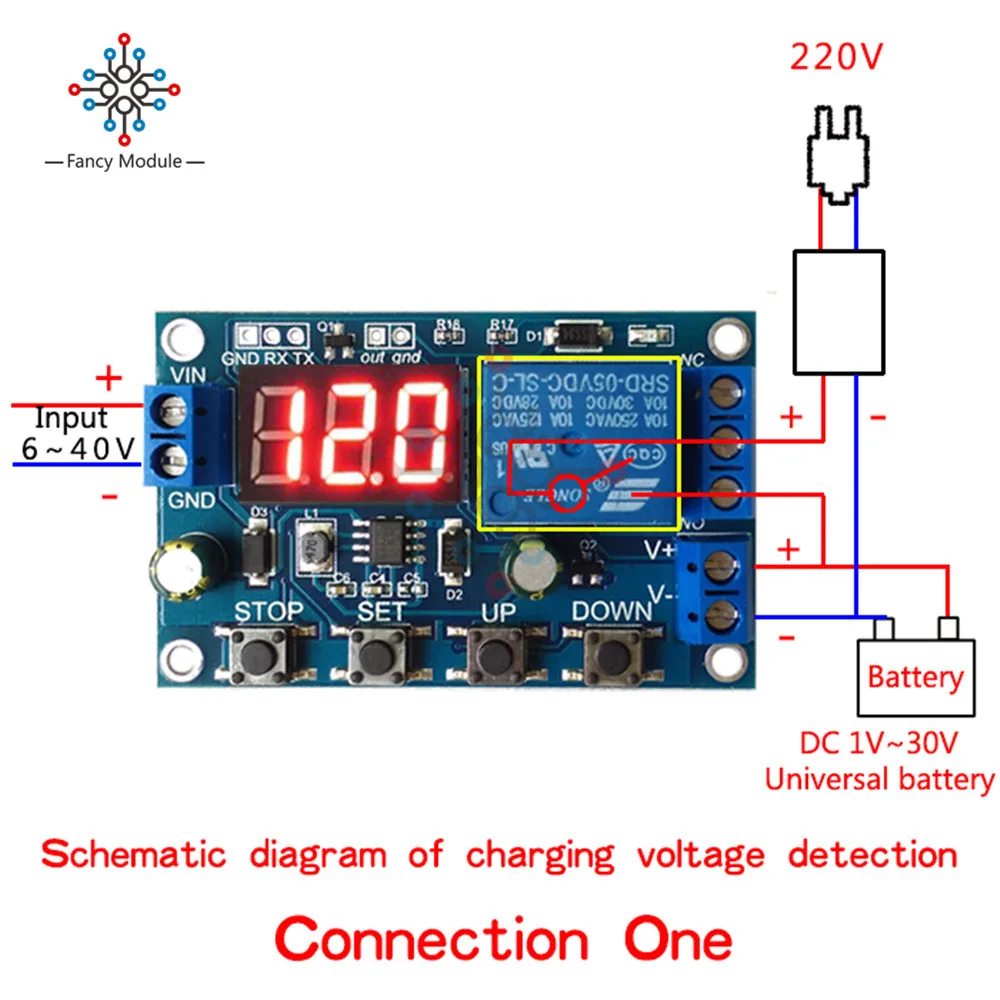 Заряд батареи/модуль сброса встроенный вольтметр низкого напряжения/Защита от перенапряжения синхронизации зарядки/разрядки связи