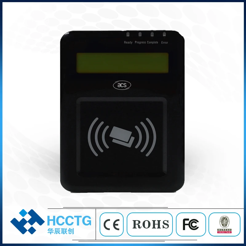 ISO1443 PC SC совместимый Бесконтактный NFC ридер с usb-разъемом с ЖК дисплей Smart Card Reader ACR1222L