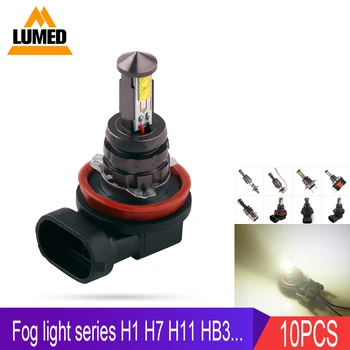 

10x Fog Lamp 1156 1157 H1 H3 H4 H7 H8 H11 H15 9005 9006 P15D Car Accessories Car 3535 LED Motorcycle Lights 4 SMD