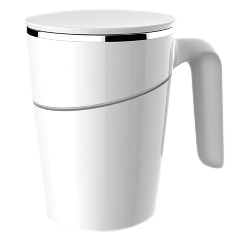 

Mug Travel Cup 470Ml Magic Sucker Not Pour Cup Anti-Slip Abs 304 Stainless Steel Covered Coffee Mug Carry Cup Gift Mug