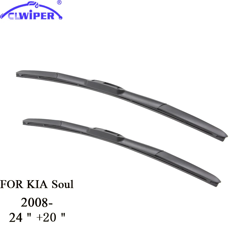 CLWIPER Wiper Blades For KIA SOUL(2008 ) 2009 2010 2011 2012 2013 2014