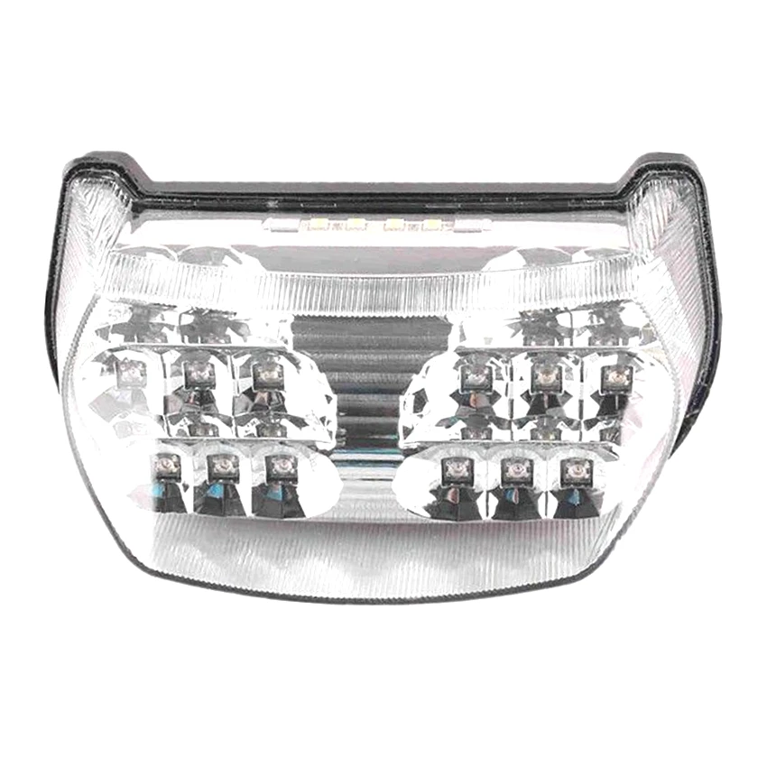 

Integrated LED Turn Signals Tail Light For Kawasaki Ninja ZX7R 1996 1997 1998 1999 2000 2001 2002 2003 Clear