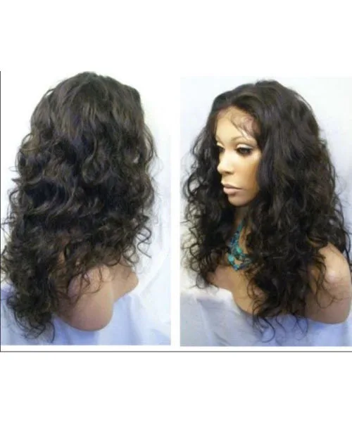 Darkest brown full volume curly long Free shipping synthetic hair styling LJW 4A# M*5 fragrance |