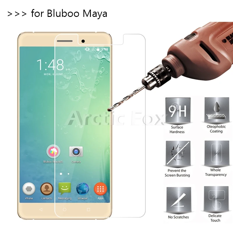 Закаленное стекло премиум класса для Bluboo maya 2.5D 0 26 мм 9H защита экрана 5 дюйма