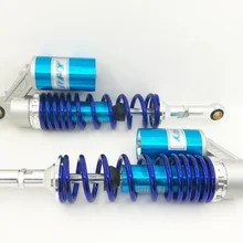 RFY шт. 2 шт. Универсальный мм 350 мм амортизаторы для Honda Yamaha Suzuki Kawasaki велосипеды грязи Gokart ATV мотоцикл и серебро+ синий