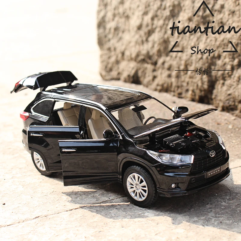 132 SUV Toyota Highlander kids toys Alloy car model metallic material