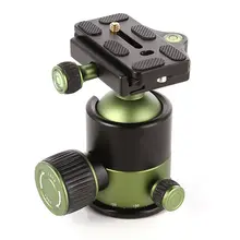 Universal 20KG Metal Heavy Duty Camera Tripod Ball Head w/ QR Quick Release Plate 1/4″Screw