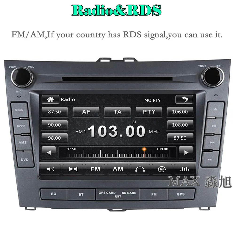 Clearance MAX 2 din 8" Car DVD Player For BYD L3 Radio RDS GPS Navigation System Free Map 3G 1080P Bluetooth call/music swc 1