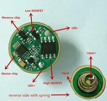

Sofirn New C8A C8T Driver 2 Groups Circuit Board Anti-reverse LED Driver Chip mode memory