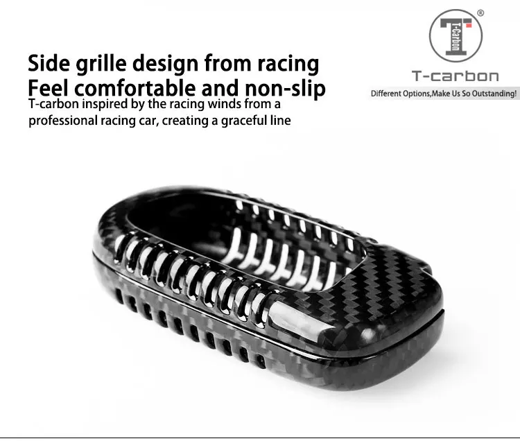 T-CARBON чехол для ключей из углеродного волокна для Jeep