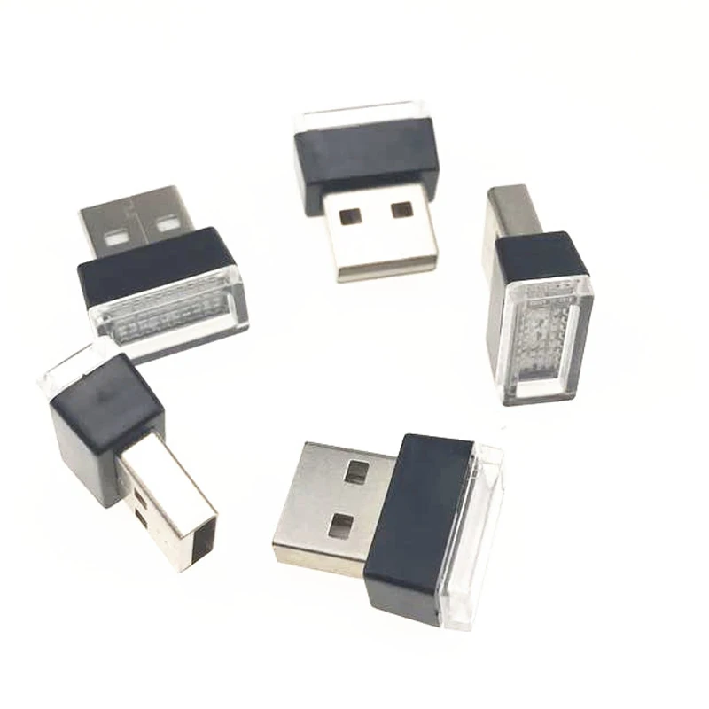 1 шт. автомобильный Стайлинг USB атмосферный светодиодный свет автомобильные