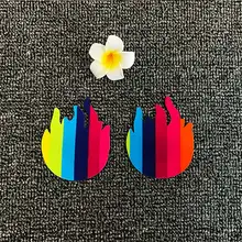 Одноразовые наклейки на грудь Радужная 11 форм опционально зеленая защита сосков сексуальное удовольствие