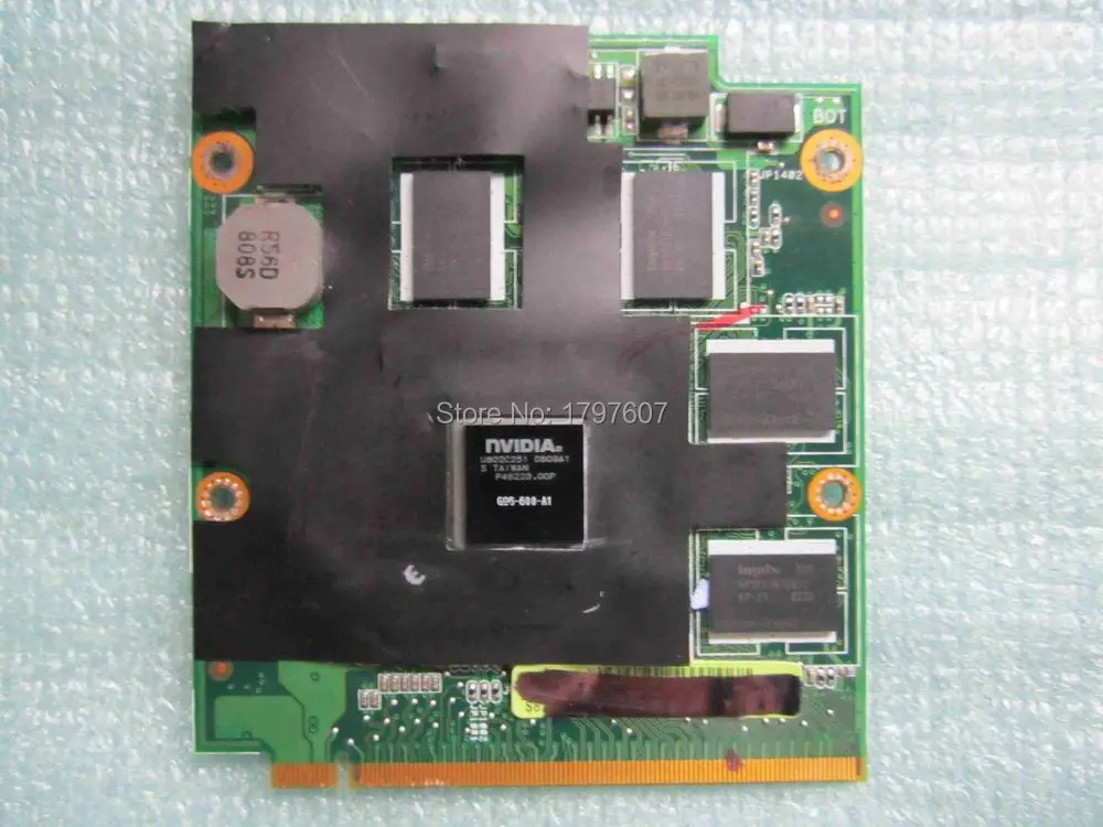  08G2015MM20I For Asus M50 M50V M50VM 9300M upgrade 9600M GS G96-600-A1 1GB Laptop Video card Fully Tested 