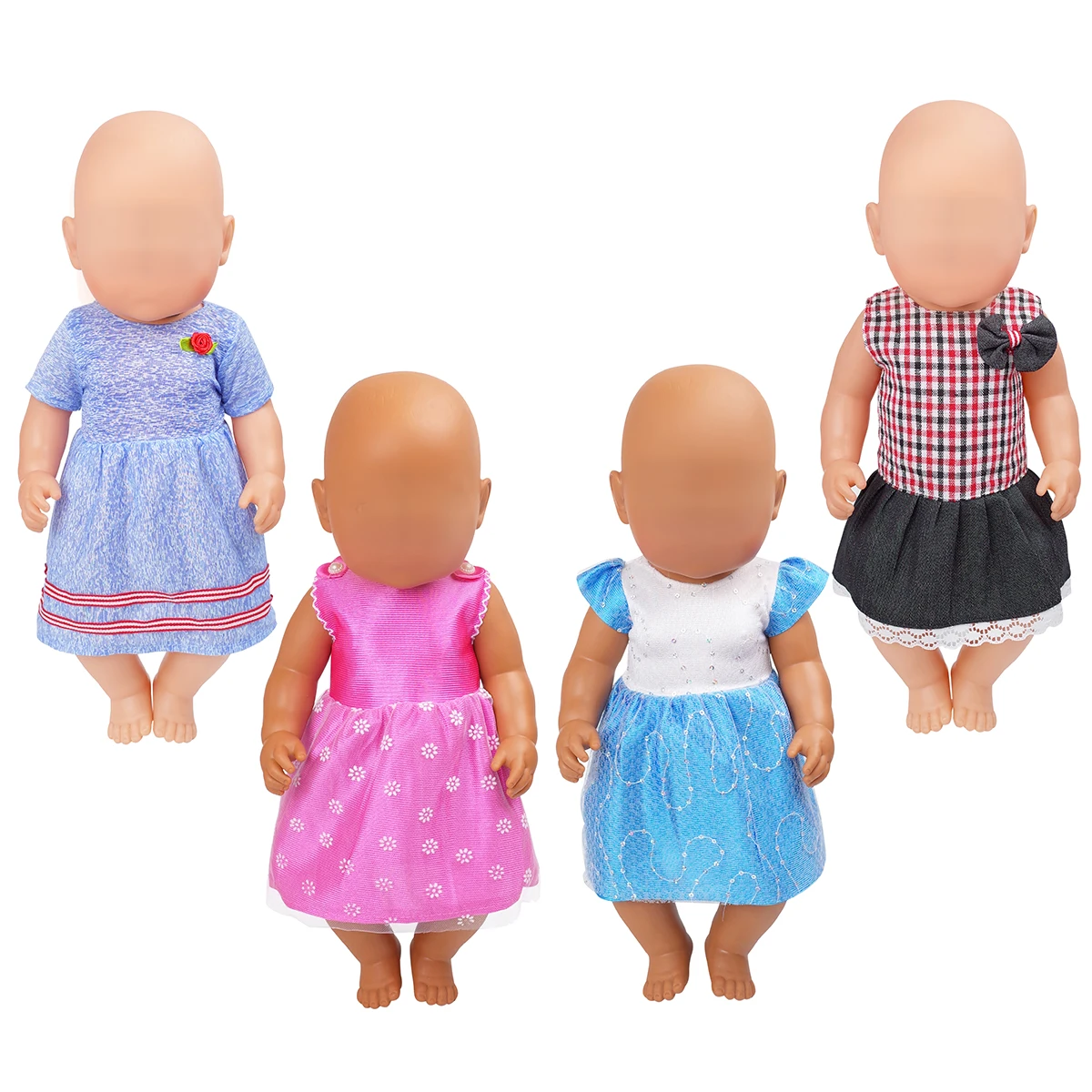 PellyBaby 43 см Одежда для новорожденных куклы платье аксессуары комплект|Куклы| |