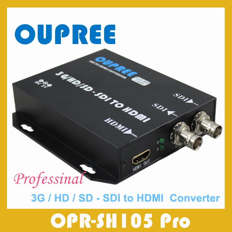 3G HD SD SDI To HDMI Converter Box Support 3G HD SD SDI Output To