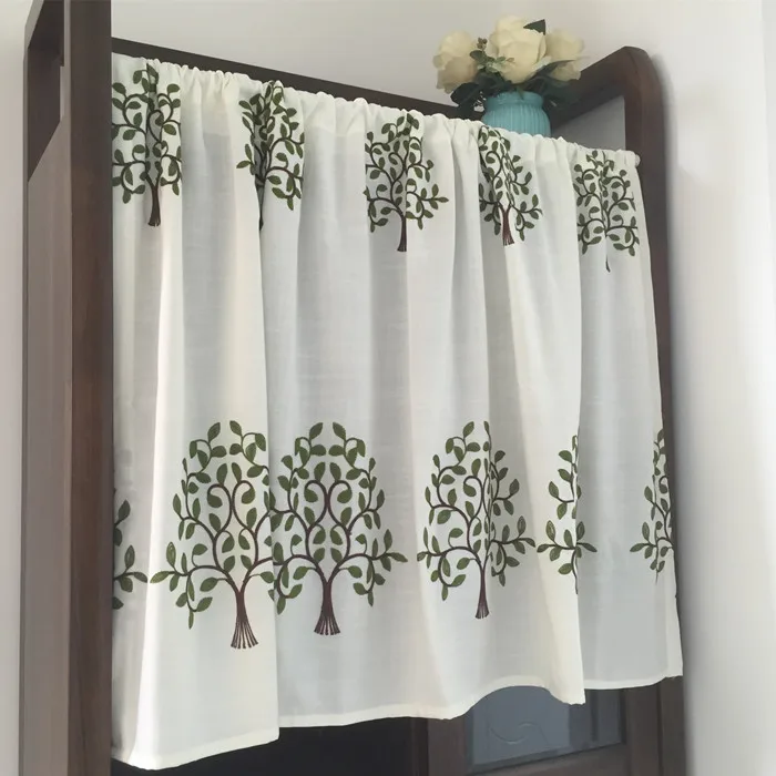 مخصصة الرعوية الستائر القطن الكتان القهوة الستار Embroiderd قصيرة الستار للمطبخ مجلس الوزراء الستار الستارة لنافذة مخصصة الرعوية الستائر القطن الكتان القهوة الستار Embroiderd قصيرة الستار للمطبخ مجلس الوزراء الستار الستارة لنافذة