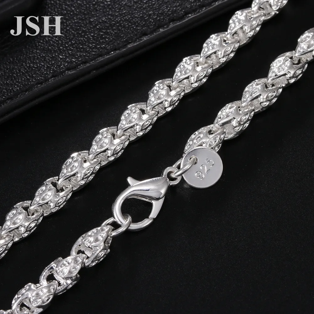 Хорошая wo Мужская цепочка свадебное благородное Ожерелье Красивые Модные Элегантные Подвески серебряного цвета ожерелье ювелирные изделия, LN052