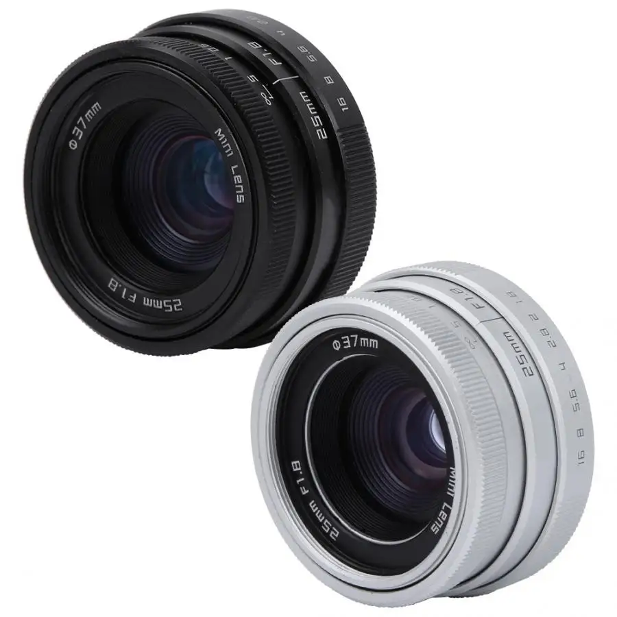 25 мм F1.8 Мини CCTV C Mount широкоугольный объектив для sony для Nikon для Canon DSLR