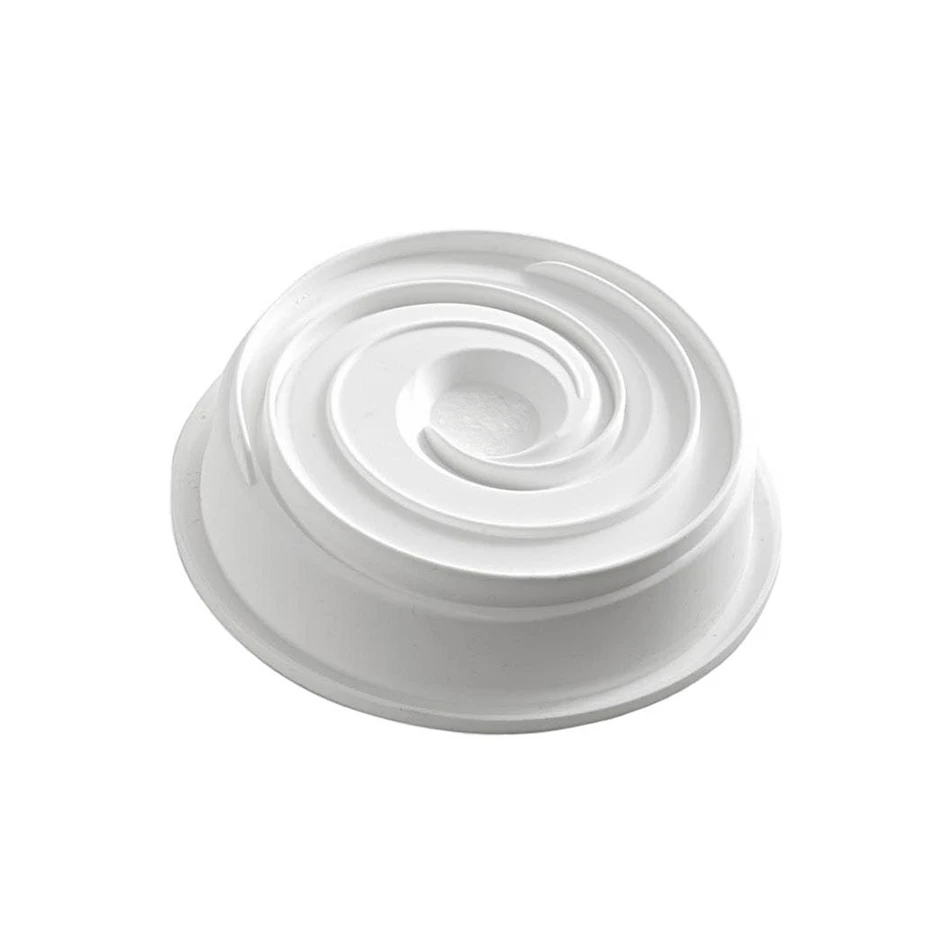 TTLIFE Non-stick Round Spiral Mousse Cake Mold Chocolate Fondant Cake Jelly Pudding Confectionery Baking Dish Dessert Decorator