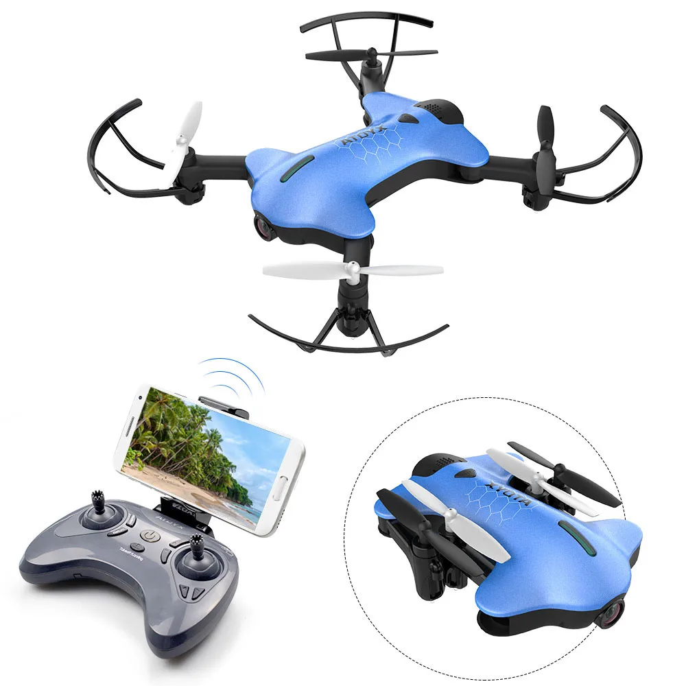 

ATOYX Camera Drone With Camera HD 4K Wide Angle Mini Drones HD RC Quadcopter 720P FVP WIFI High 4CH Headless Altitude Hold Mode