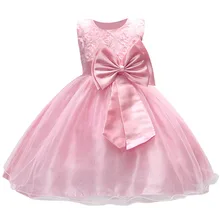 Girls Dress 3D Rose Dress Flower Girl Princess Dress Kids Clothes Party Wedding Birthday Baby Girls Clothes Kids Dress for Girls