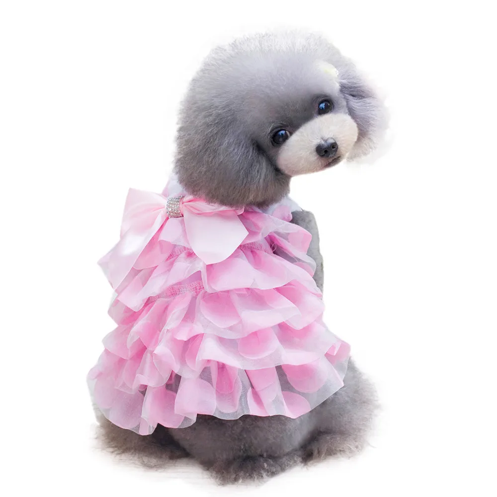2018 TOP FASHION Dogbaby Adorable Puppy Skirt Clothes for Small Medium