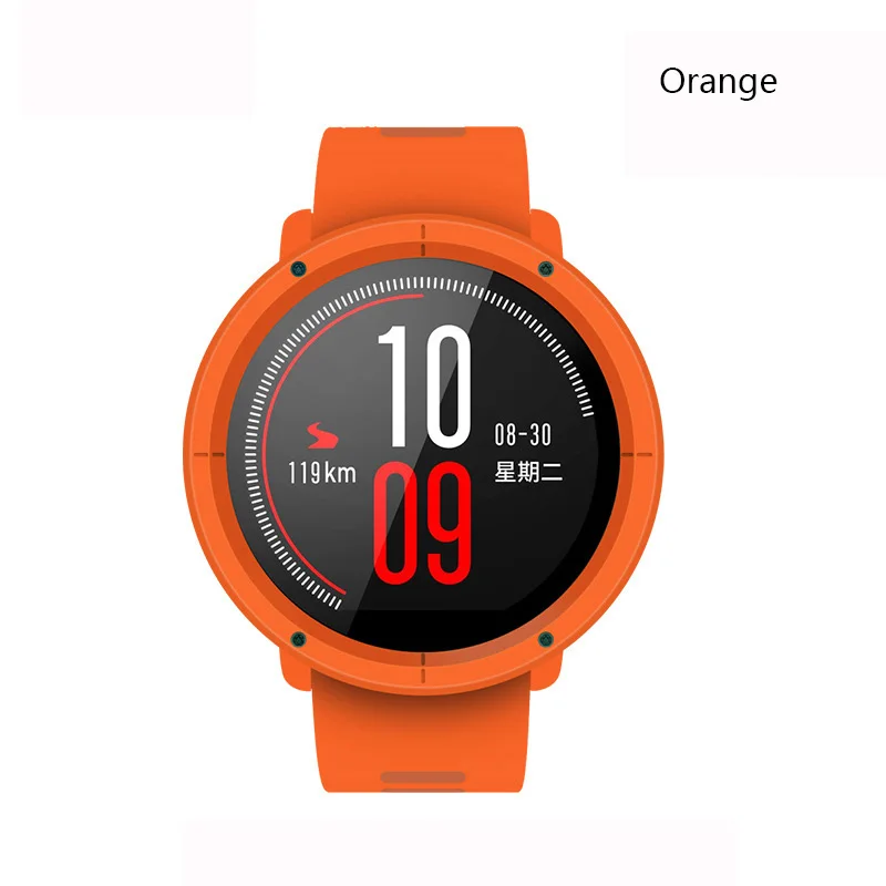 Жесткий пластиковый защитный чехол для Xiaomi Huami AMAZFIT Pace чехол спортивный чехол для смарт часов для Amazfit Pace аксессуары - Цвет: orange