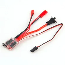Rc esc 20a/30a escova controlador de velocidade do motor com freio para rc barco carro tanque 1/16 1/18 1/24 rc barco carro tanque