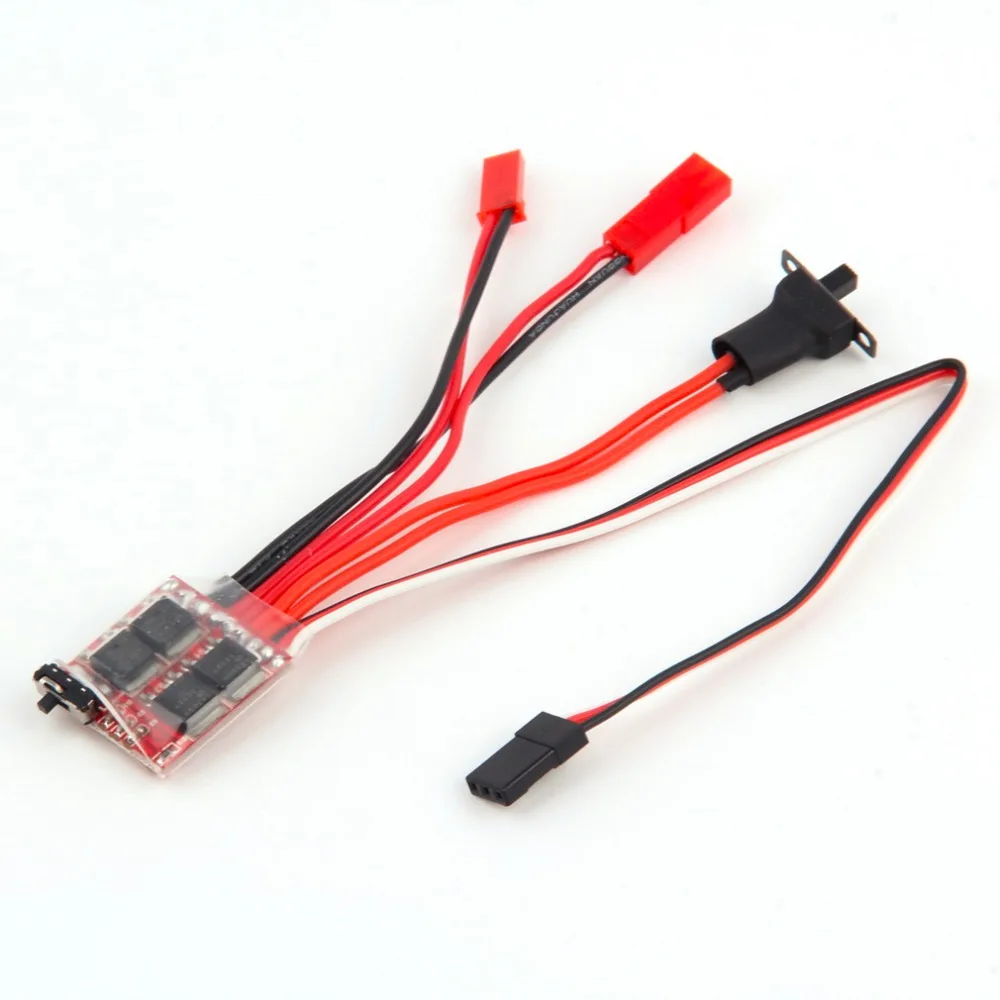 RC ESC 20A Brush Motor Speed Controller w/ Brake for RC Car Boat Tank 1/16 1/18 1/24 RC Car Boat tanque
