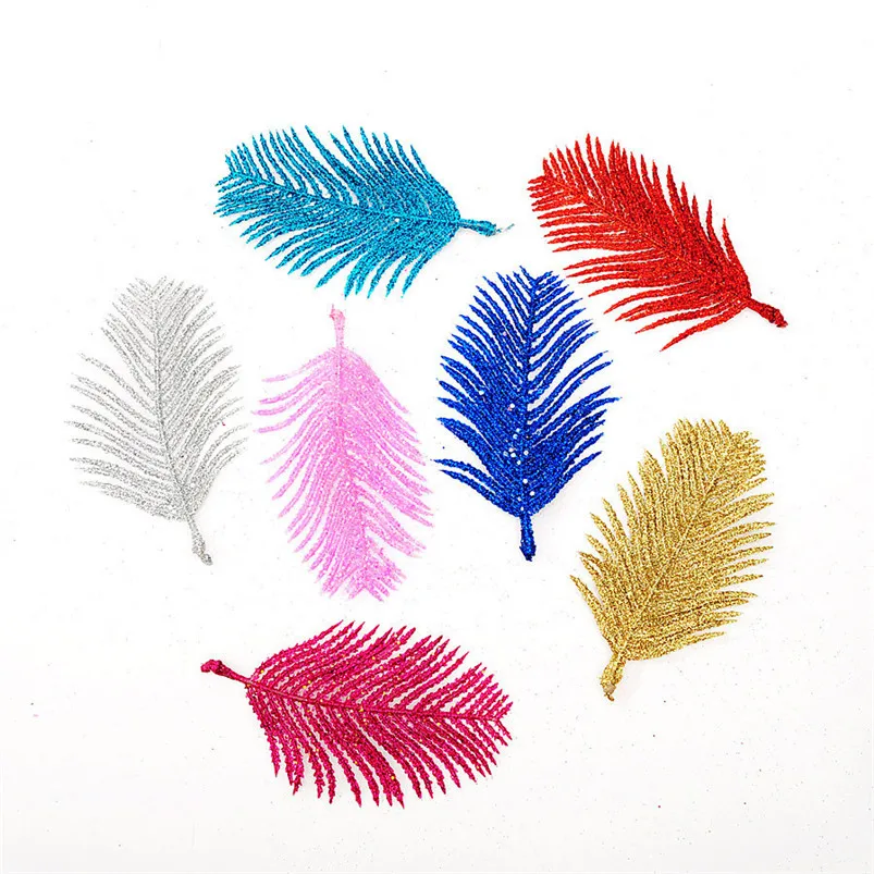 6pcs Christmas Artificial Flowers Tree Ornament Flower Hanging Party Decoration New Year Ornament for home Home Decor #25o26 (11)
