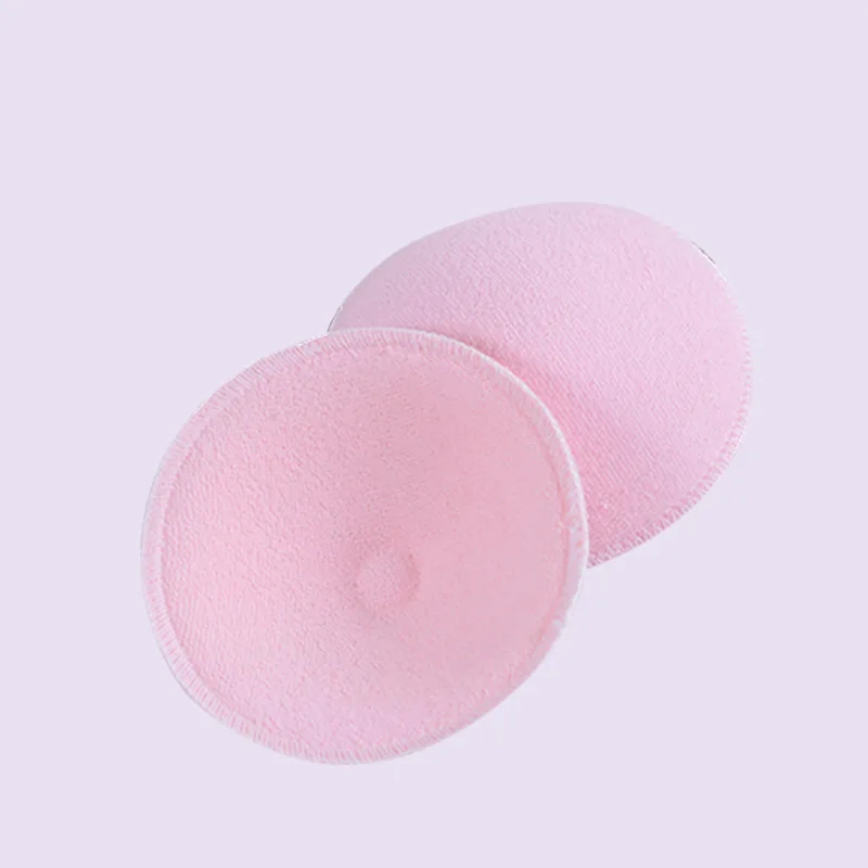 Nursing Pads for Breastfeeding Pregnant Woman Breastfeeding Pad Washable Pad Keep Dry Cotton - Color: Pink