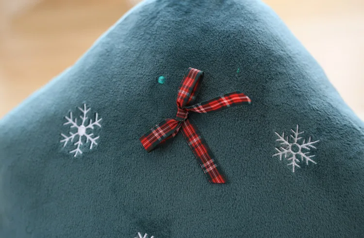 Плюшевая Рождественская елка, декоративные подушки, задняя подушка, забавная футон, светящаяся Подушка, подарок на год, 1 шт