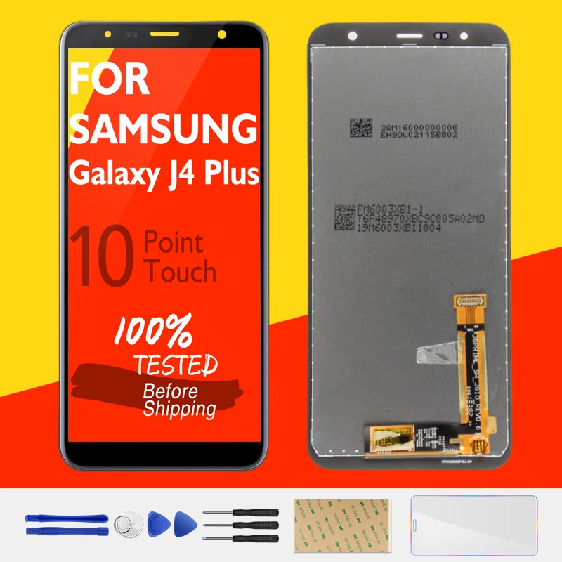 

Original For Samsung Galaxy J4+ LCD Display Screen For Galaxy J4 Plus J415 LCD Digitizer Replacement Repair Spare Parts Test