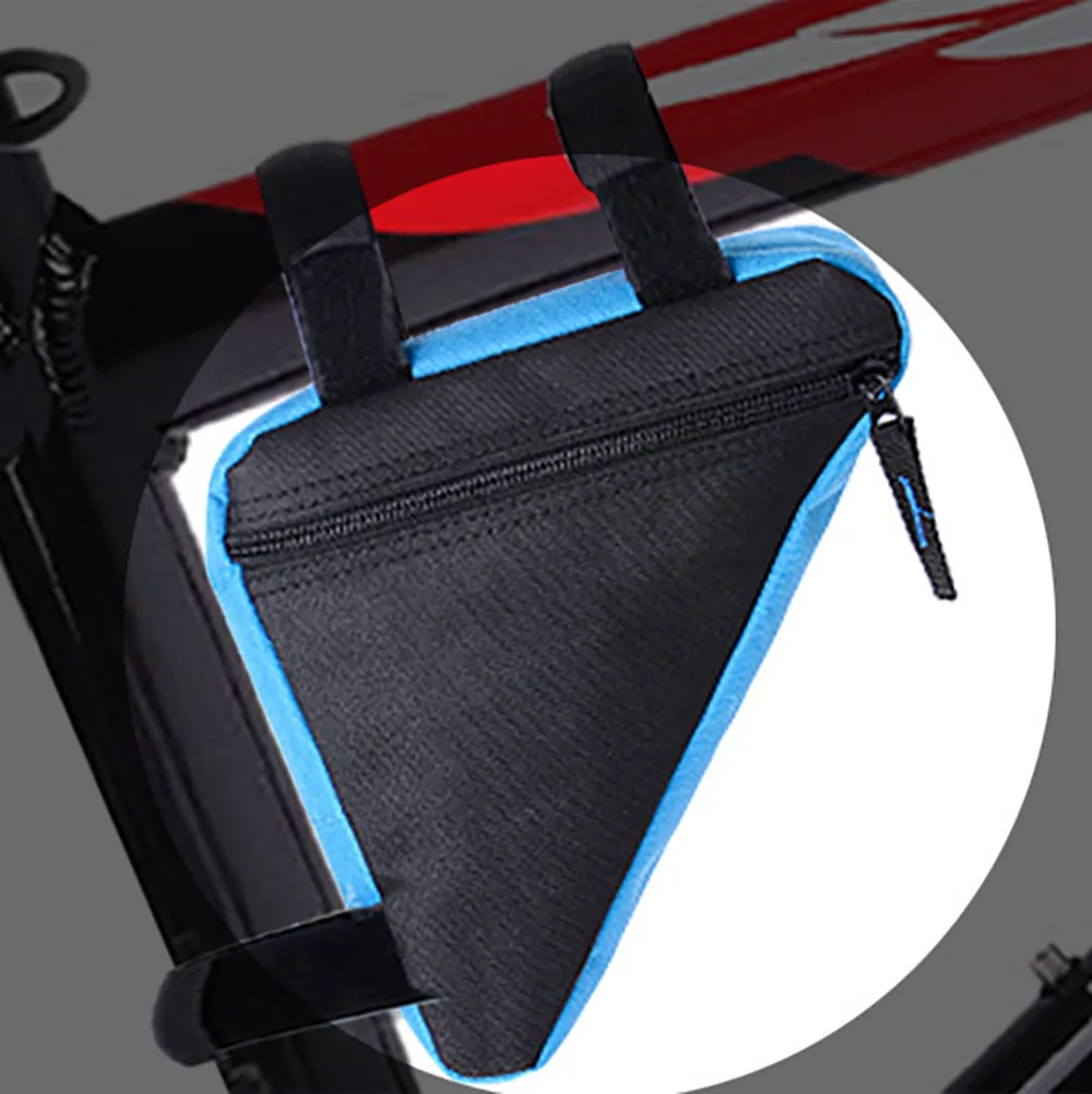 

Bicycle Bag Triangle Water-proof Cycling Sports Bags Covers Front Tube Bags Saddle Holder Scratch Proof Mountain Bike Pouch