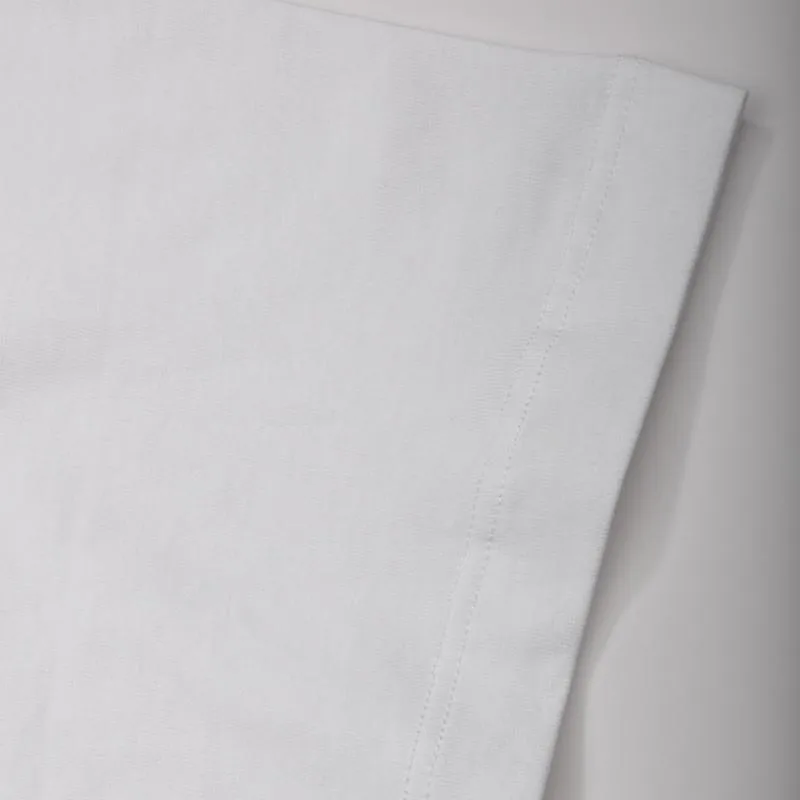 Роскошный дизайнерский бренд Топ для женщин Виктории Бекхэм с буквенным принтом Повседневная Свободная футболка белый